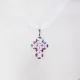 Small Cross - Tullia-Violet Organza - 1